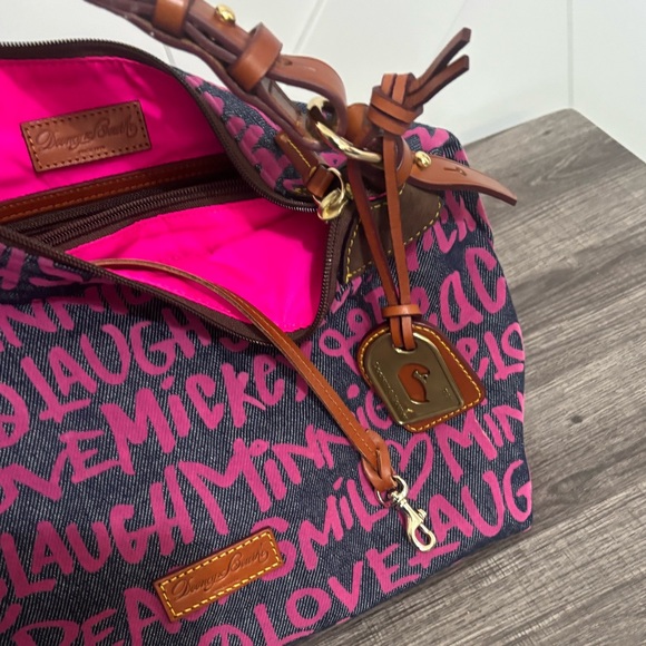 NWOT *RARE* Peace Love Mickey Dooney & Bourke Shoulder Bag - Picture 7 of 16